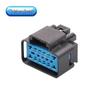 Black Wiring Harness Plug: Domestic Car Connector with Large and Small Holes (15336209 & 15336205)