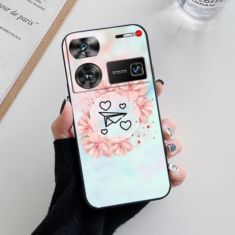 Case For nubia Z60 Ultra Black Matte Soft Silicon Phone For Nubia Z60 Ultra 5G NX721J Cover Coque Protective shell Z60Ultra