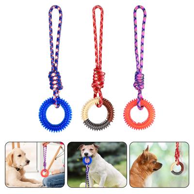 Dog Toy Interactive Dog Teeth Clean Toy Anxiety Relief Bite-resistant Training Chew