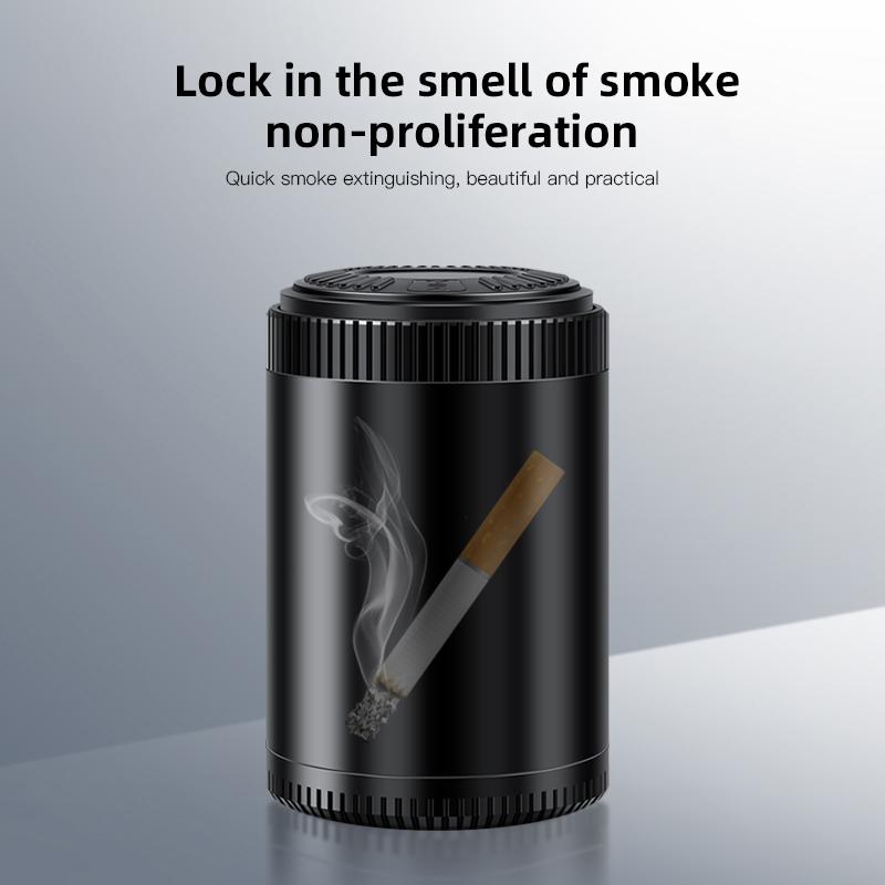 Car Interior Ashtray LED Light Portable Smoke Ashes Holder For BYD Qin Tang U8 F3 E6 Atto3 Yuan Plus Song Max F0 G3 I3 Ea1 Dmi