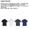 Daiwa Kids' Short Sleeve Polo Shirt, 25DE-7925, Grape Navy x White, Size M
