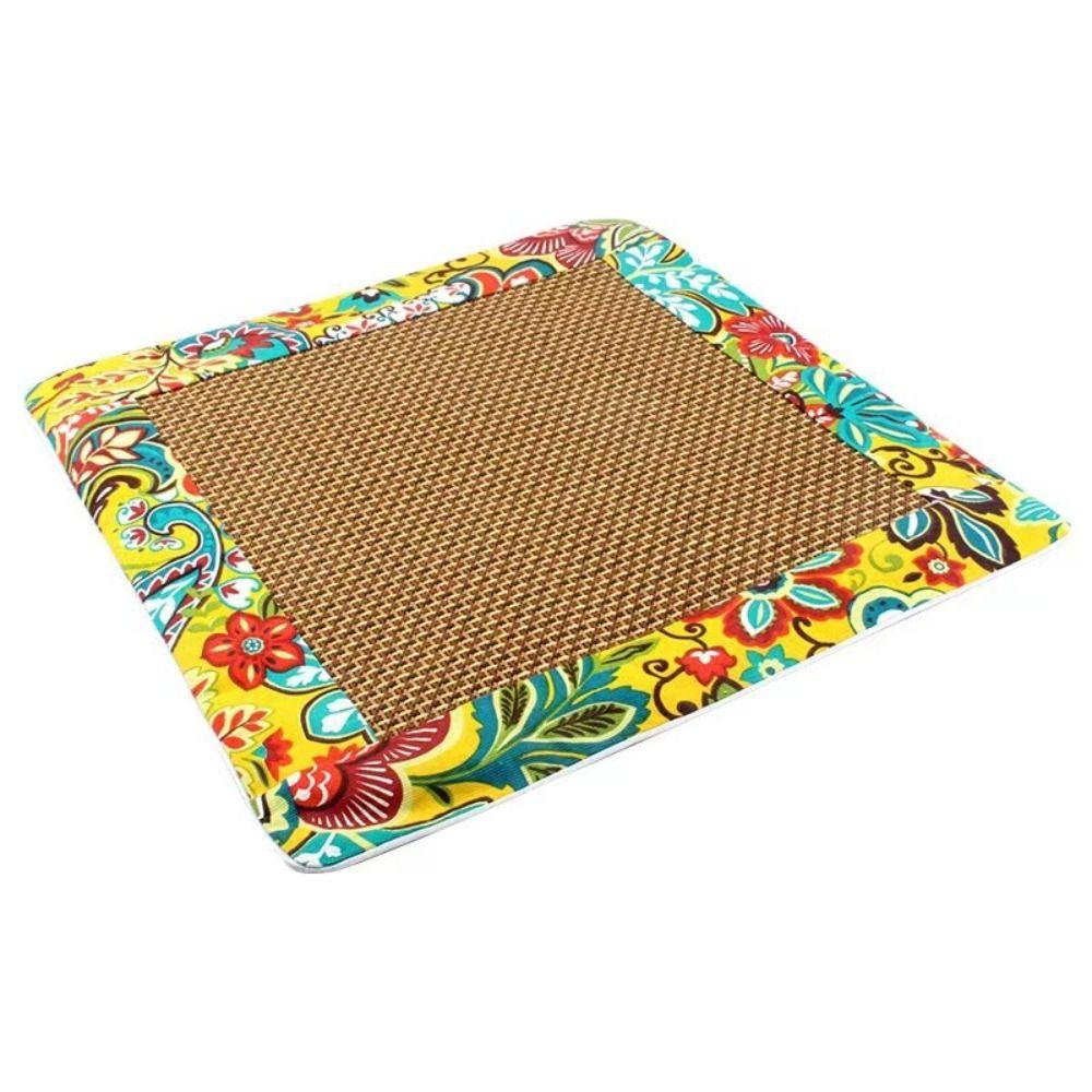 Cool Rattan Seat Cushion Breathable Chair Pad Chair Protection Car Seat Cushion  Yoga