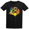 Melting Rubiks Cube Boys Girls Teen T Shirts #D #P1 #PR