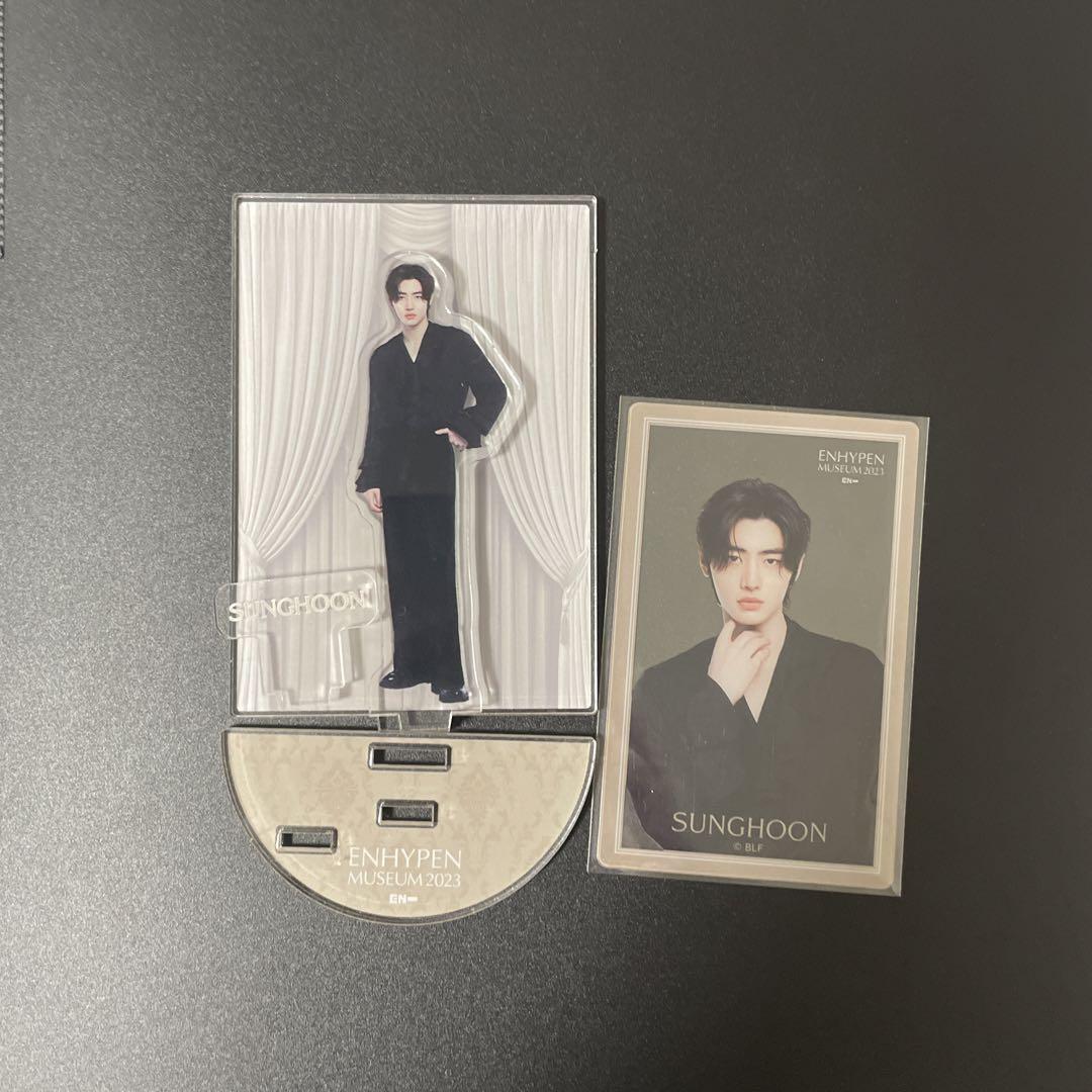 

[USED] ENHYPEN MUSEUM2023 Sung Hoon Acrylic Stand with Trading Card