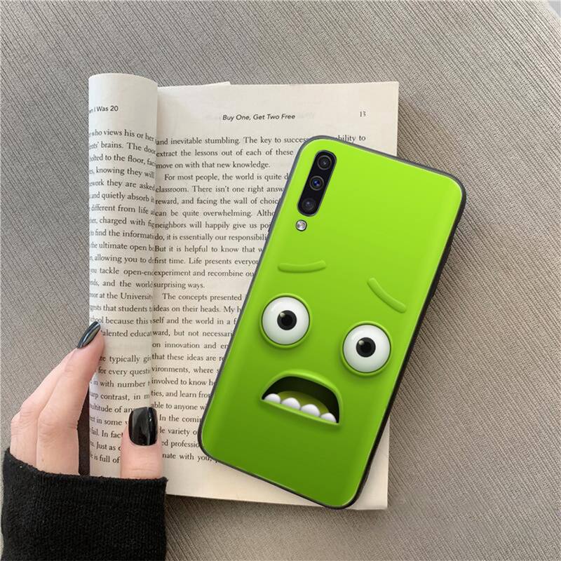 Art Funny Faces Phone Case For Samsung Galaxy A7 A50  51 A70  80 A40 A20 A30 A8 A6 A8 Plus A9 A71