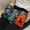 Anime Demon Slayer Phone Case for Iphone 17 16 15 14 Air 13 12 11 Pro Max Mini Plus Fundas Shell PC+TPU Cover