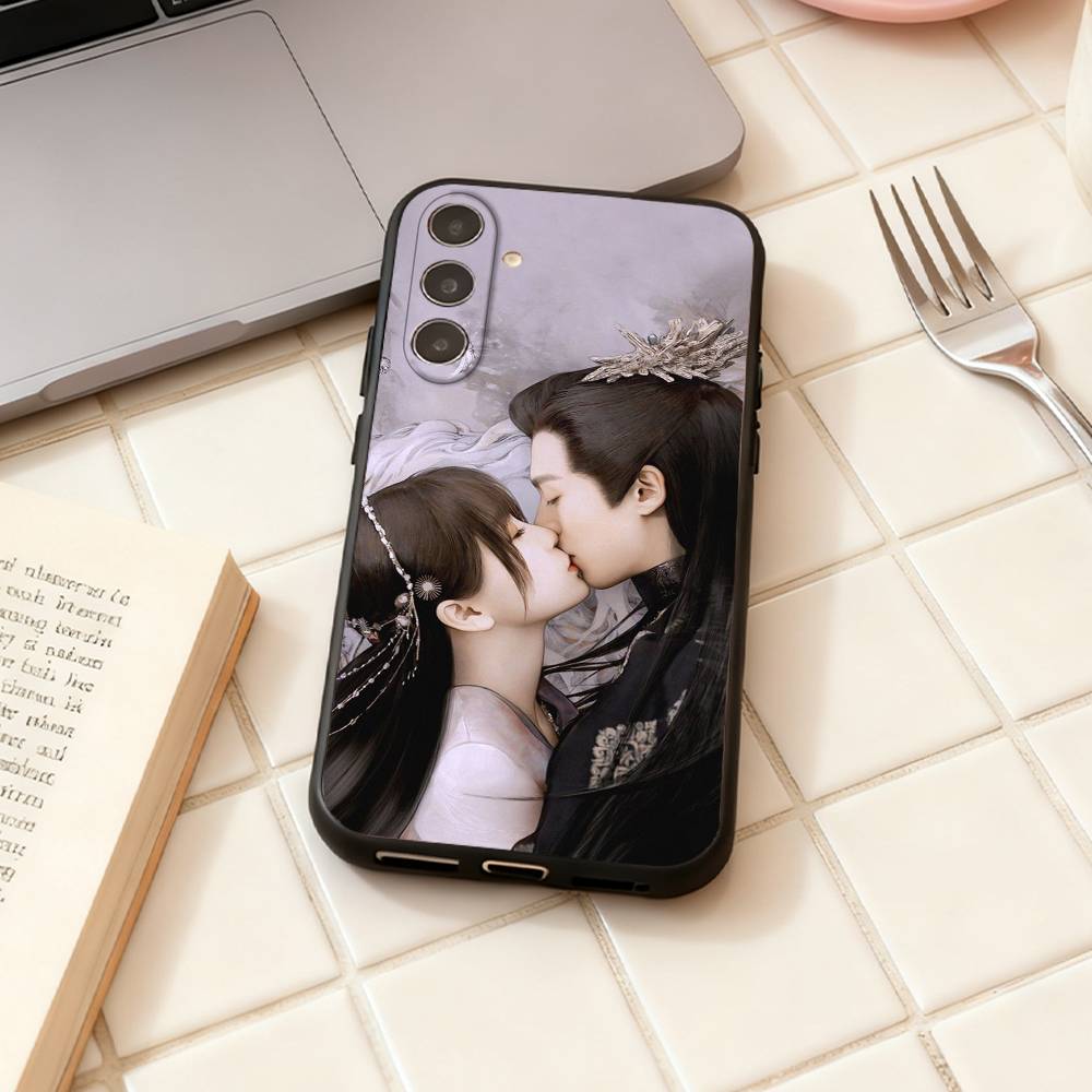 Love Between Fairy and Devil phone Case For Samsung Galaxy A73,A72,A71,A70,A53,A52,A51,Others Soft Black Shell