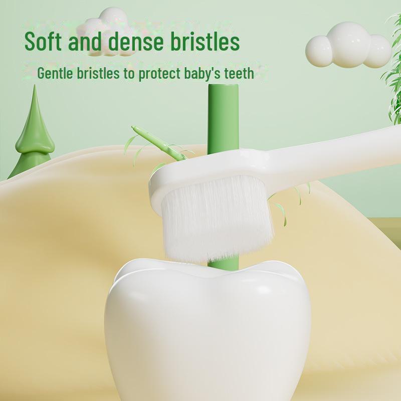 Children's Electric Toothbrush with Soft Bristles and Cartoon Red Panda Design for Ages 3-12