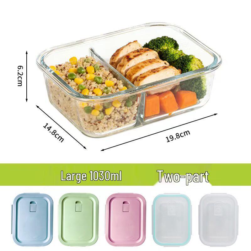 Gaiye Microwave-Safe Borosilicate Glass Food Containers