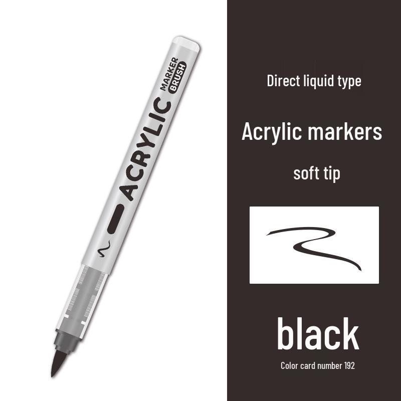 Acrylic Soft Tip Waterproof Marker Set for Graffiti and Art