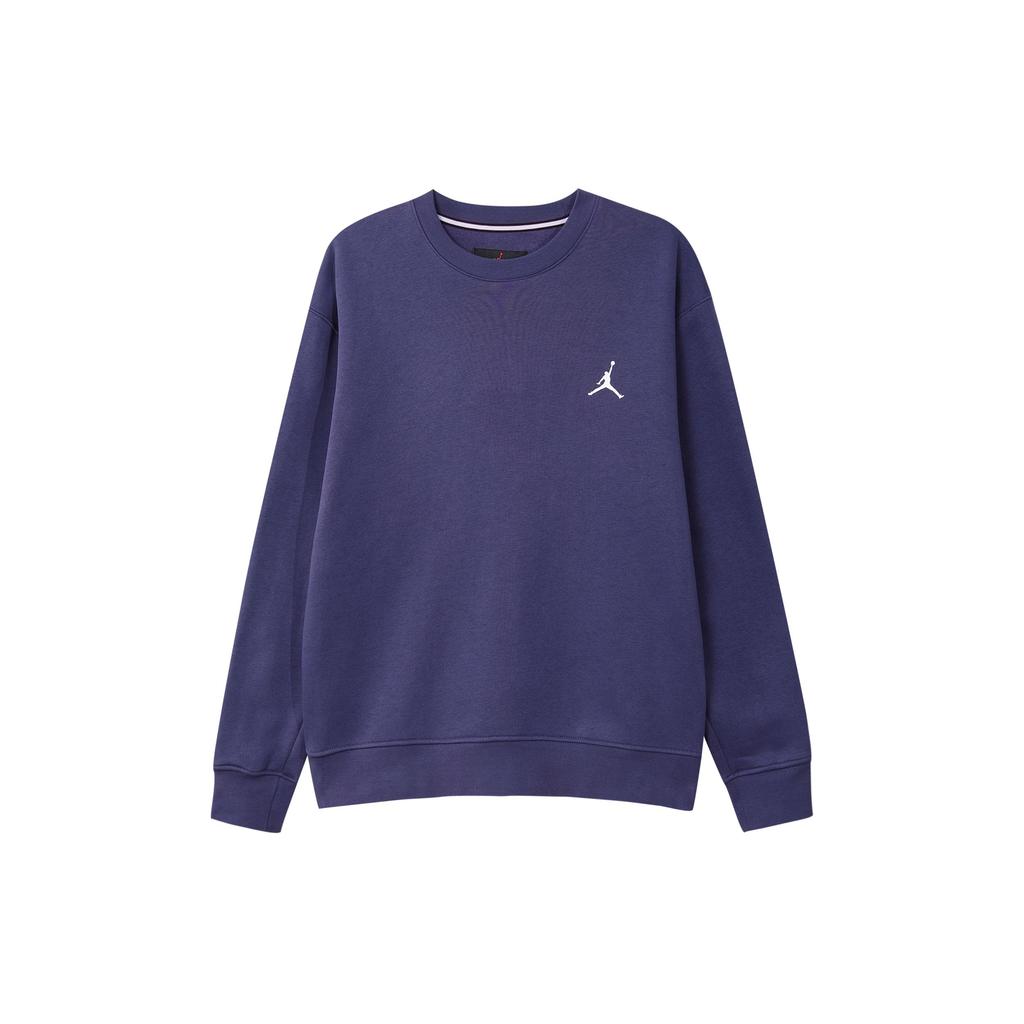 Jordan Flight MVP Graphic Print Fleece Sweatshirt Men Tops Blue Purple FB7020-500
