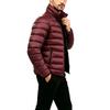 Men's Winter Lightweight Short Padded Jacket Warm Cotton Coat Outerwear for Cold
