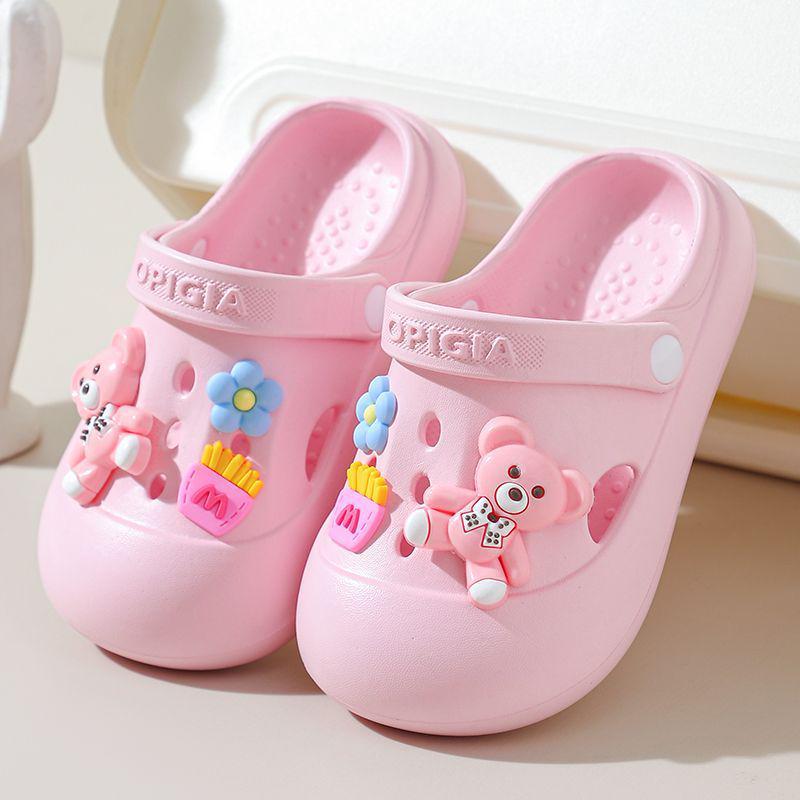 Children's Cute Non-Slip Cartoon Beach Slippers, Closed-Toe Summer Shoes for Girls, 2026 Model