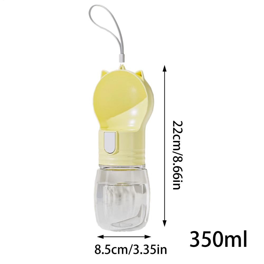 Dog Water Bottle Dispenser Leakproof Drinking Feeder Water And Food Dispenser Convenient Dog Water Bottle Bowl Dog Travel Water