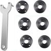 7PCS Professional Metal Angle Grinder Wrench Thicken Grinder Parts Flange Replacement Lock Nut Ergonomic Pressure Plate Wrench