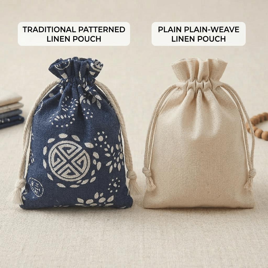 20 Stück Chinesischer Stil Leinen Kordelzug Beutel Vintage Sachet Tasche Mini Schmuck Geschenk Verpackungsbeutel für Partygeschenke Halloween Weihnachtsgeschenke Verpackungsbeutel
