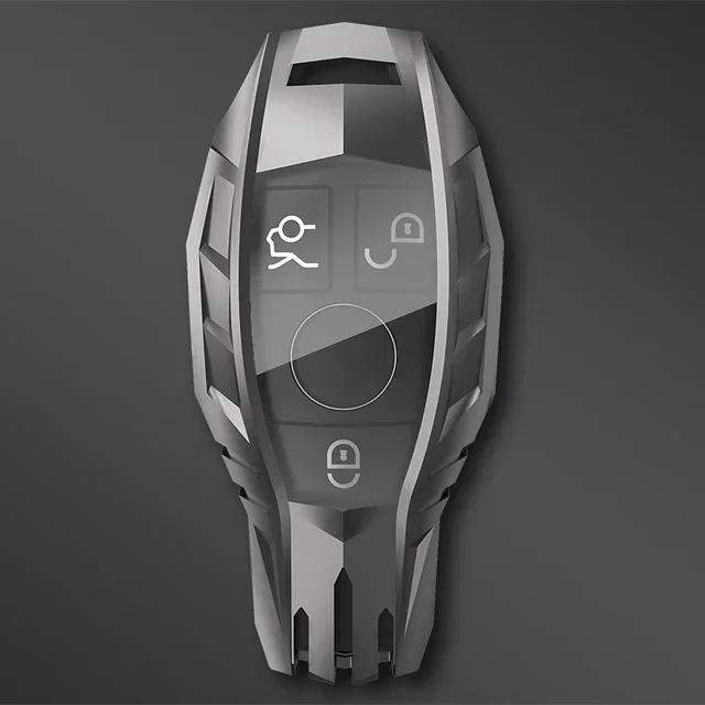 Car Key Case Cover 2/3Button Shell Fob For Mercedes Benz W204 W463 W176 W251 W205 A200 A260 A C R G Class Gla Cla Glk Glc Cls