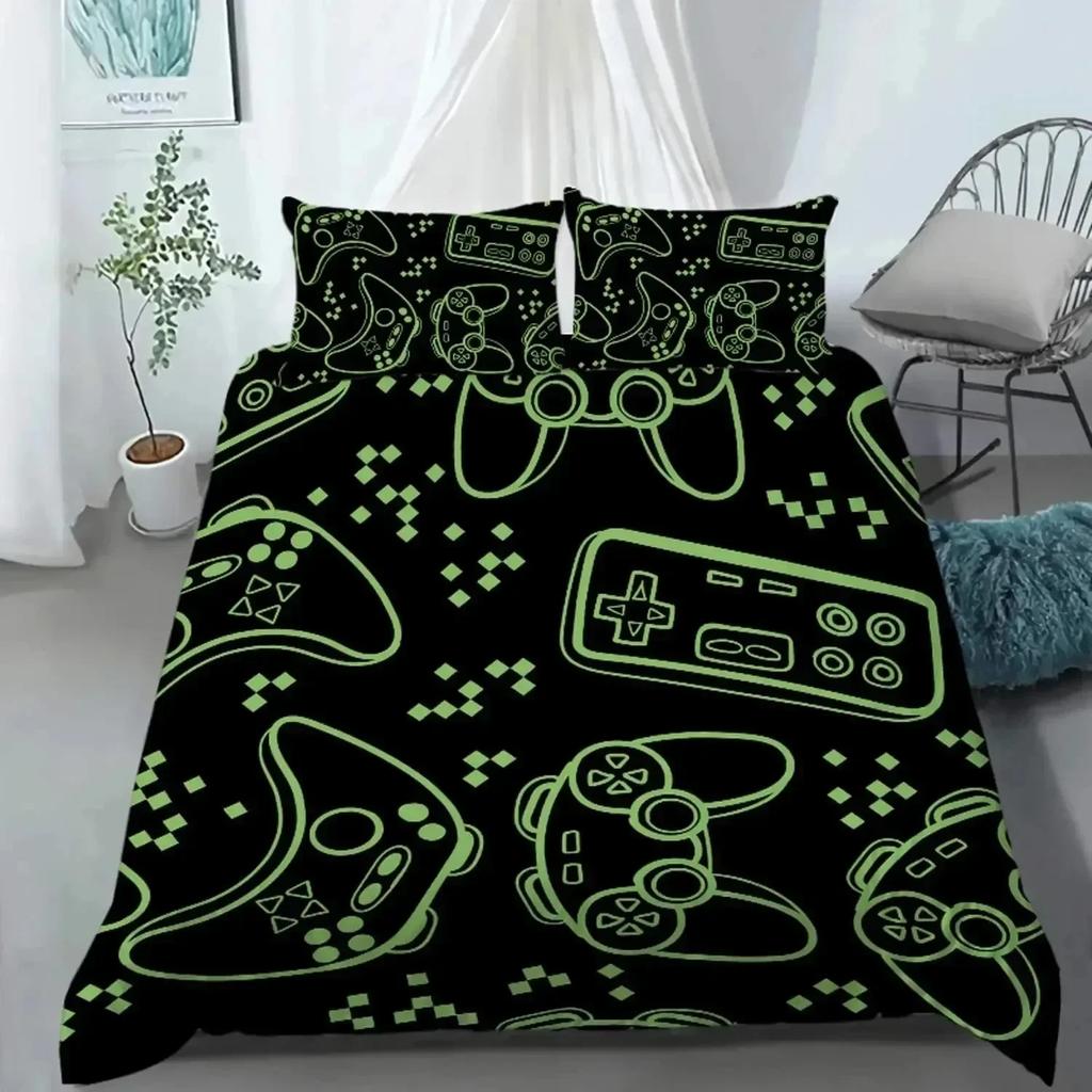 Luxury New 3D Print Game Comfortable Duvet Quilt Cover Pillowcase Bedding Set Children Bedroom Decoration Home Textile
