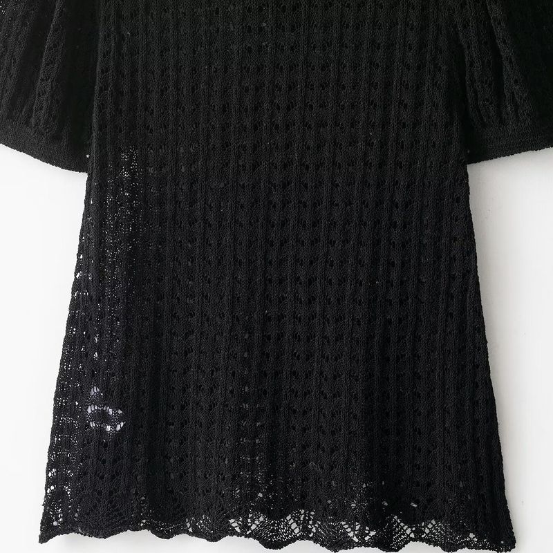 Kaslead New Women Clothes Western Style Fashion Knitted Shirt Collar Versatile Top 6236105