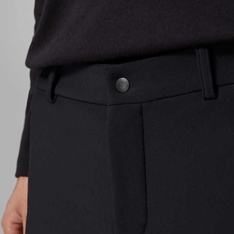 SAUCONY Solid Color Sports Fashion Versatile Mid-Rise Casual Pants Men Bottoms Black SC2240202AL-BK01