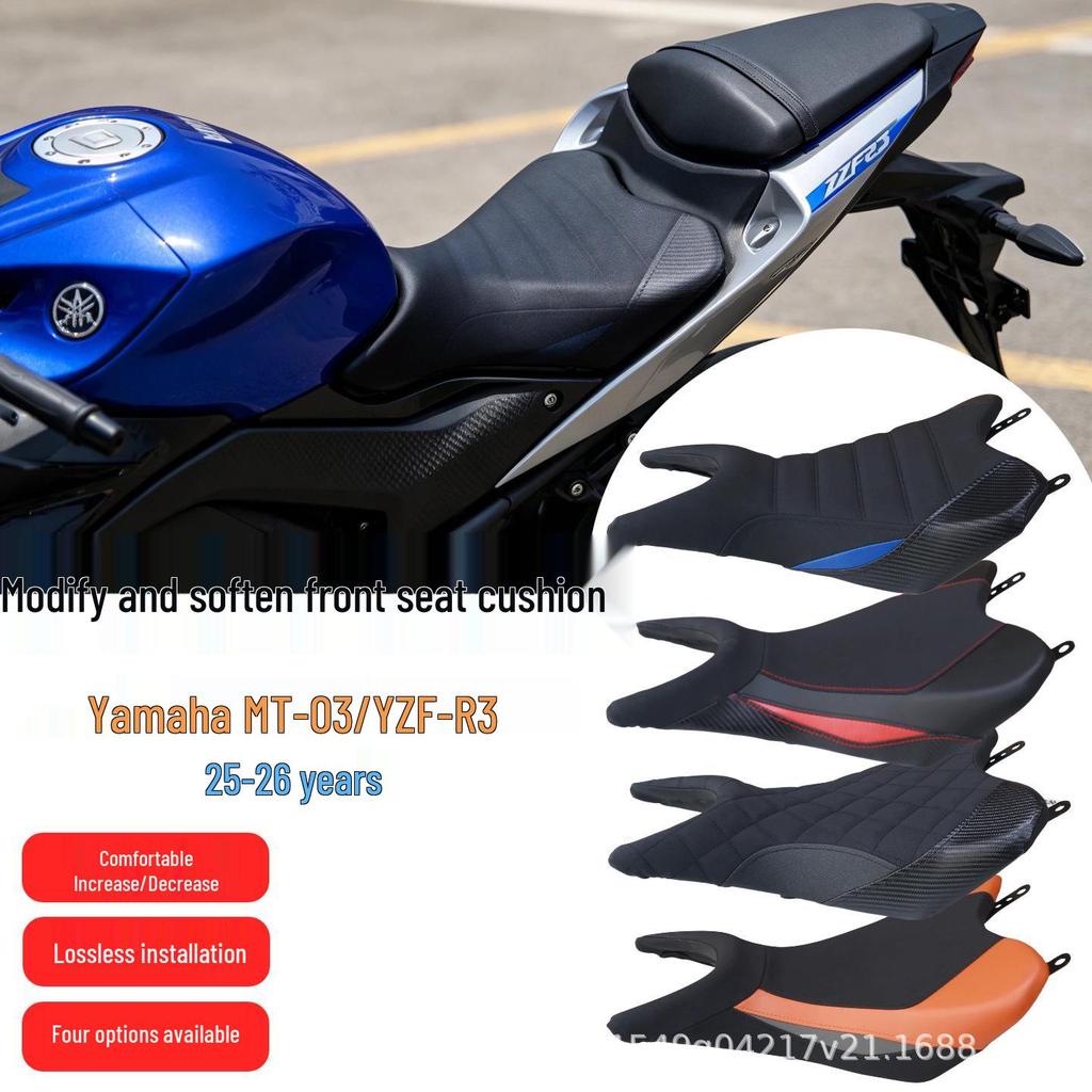 Front Seat Cushion Assembly for 2025-2026 Yamaha YZF R25 R3 MT-03 - Adjustable Height