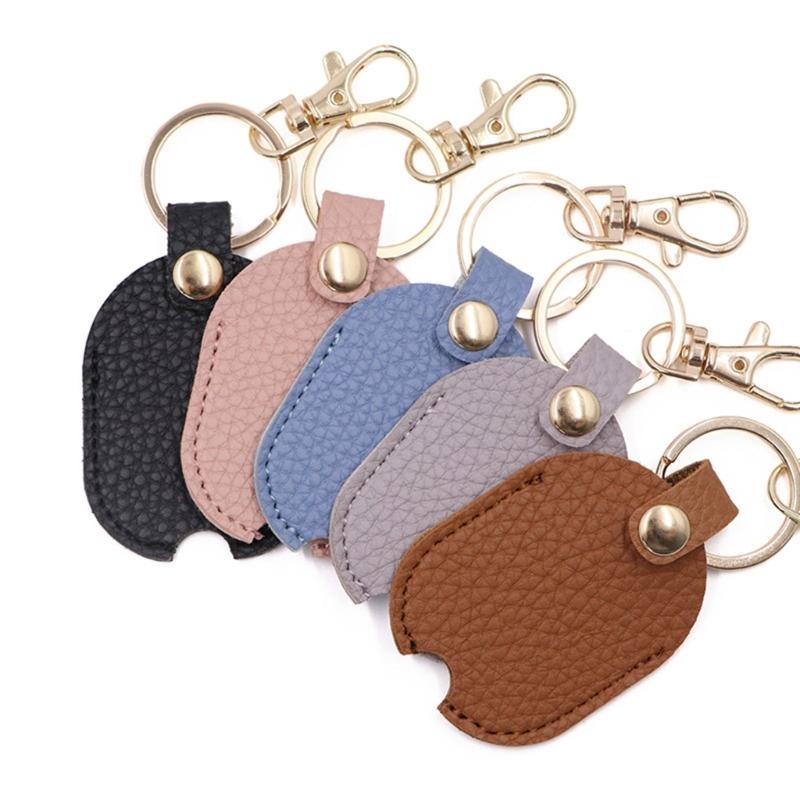 Colorful Key Cover Caps Leather Key Accessories Cuteness Key Holder Fashion Key Chain Present for Women and Girl