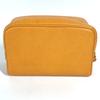 Chanel Vintage CC Clutch Bag Bag Pouch Caviar Leather Yellow Based/Orange Based