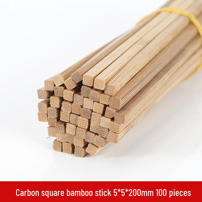 Bamboo and Wooden Craft Sticks: DIY Model Strips and Slices