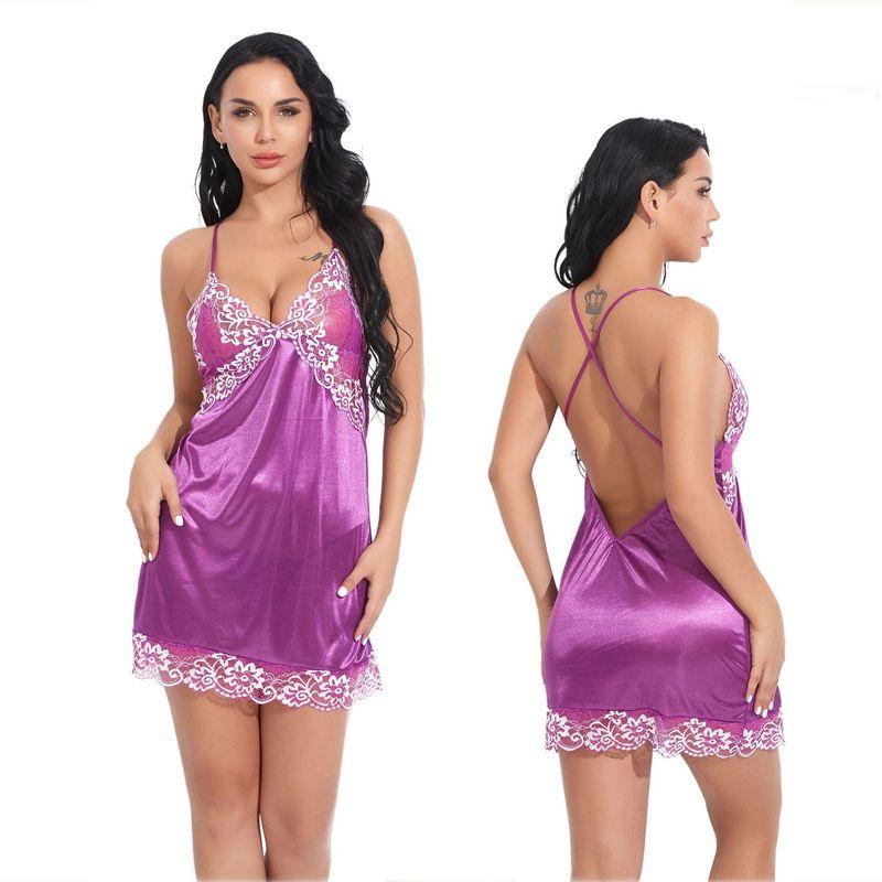 New Suspender Lace Lace Night Skirt Suit Pajamas Nightdress Set