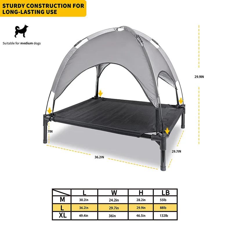 Dogs House Comfortable Scratch Proof Dog Tent Sun Protection Large Dog Bite Proof Summer Breathable Kennel Pet Products Supplies
