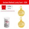 Ancient Luck Card Pendant Mold: Gold & Silver DIY Jewelry Necklace for Fortune & Wealth