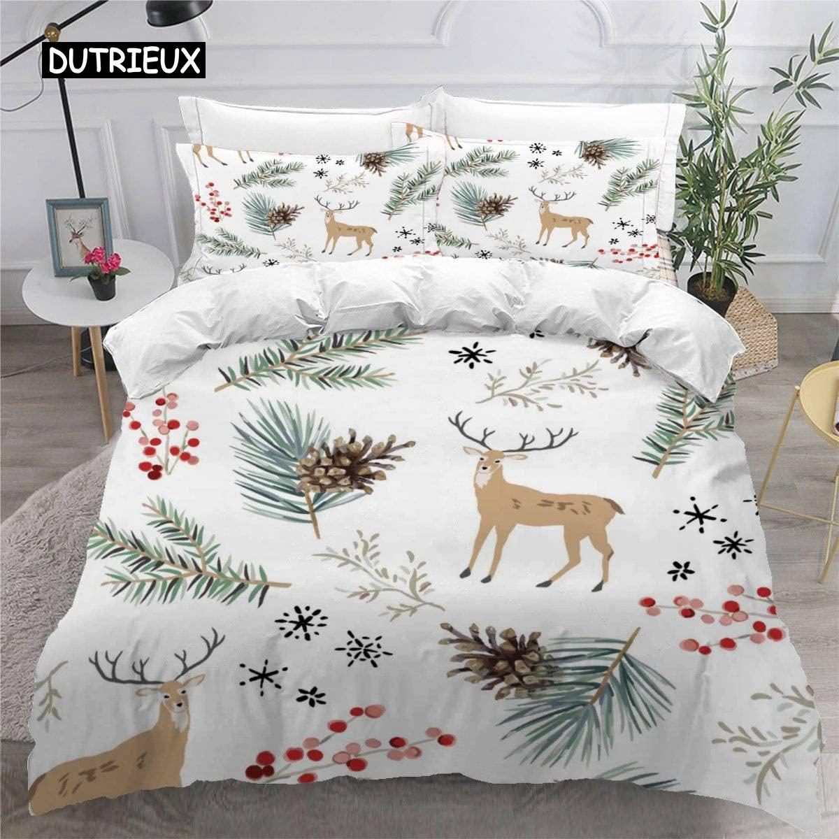 

Пододеяльник с изображением животных джунглей, комплект постельного белья с изображением 3D-леса из мультфильма для детей и девочек, мягкий пододеяльник из микрофибры с застежкой-молнией EU single(135x200cm)