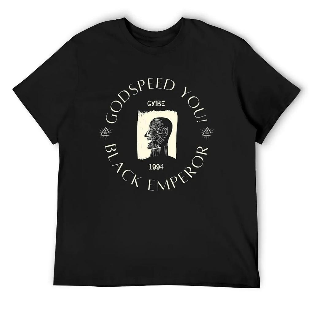 Godspeed You! Black Emperor Inspired T-Shirt Croswit Shirt Man Customizeds for a Boy Korean Fashion Men T Shirts High Quality