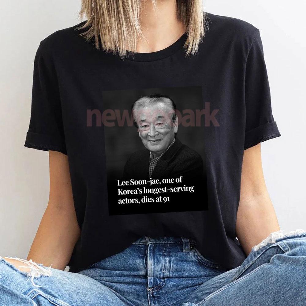 RIP Veteran Actor Lee Soon Jae Passes Away At 91 Graphic T Shirts Lee Soon Jae 19352025 Tshirt Thanks for The Memory Shirt
