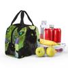 Cute Black Kitten And Butterfly Insulated Lunch Bag for Kids School Cooler Thermal Food Box Tote Portable Lunch Boxes Container