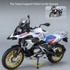 Large Size 1:9 R1250 GS RR1000 Motorcycle Model Toy Car Alloy Body Cool Light Shock Absorption Motorbike Models Ornaments Gifts