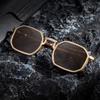JYL TS Men's Retro Square - Metal-Temple Sun-Protective Shades KSL-98347