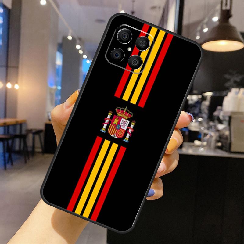 Spain Flag Case For Honor Magic 8 7 6 5 Lite Cover For Honor 200 400 Pro 50 70 90 X8a X8b X9a X9b X9c