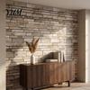 Decorative 3D Texture Wall Paper Peel And Stick Backsplash, Brick Panels, Self Adhesive Oil Proof Protection Tile, Faux Stone Wallpaper, On Backsplash