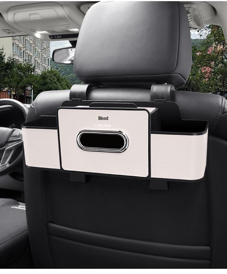 Tissue and Cup Holder Storage Box for Toyota Crown & Land Cruiser (12th-14th Gen)