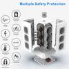 Vertical Tower-Style European-Standard Power Strip with USB Ports; European and German-Standard Multifunctional Smart Desktop Power Strip