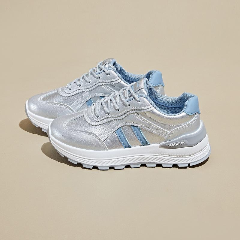 

Casual Dad Sneakers for Women Comfortable Chunky Platform Running Shoes Non-Slip Lace-Up Breathable Walking Shoes Women s Workout Tennis Sneakers 35