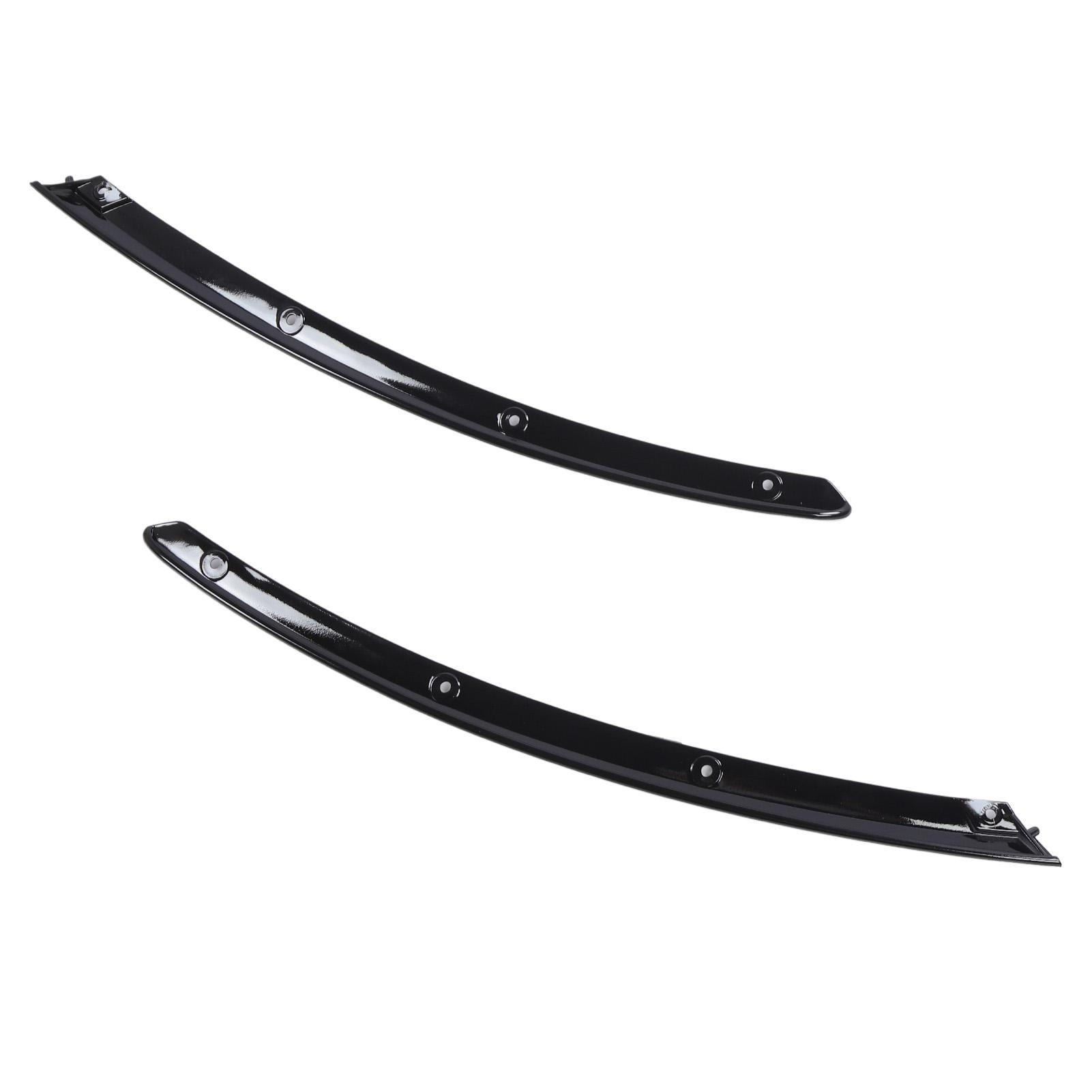

Gloss Black Front Bumper Lower Side Lip Trim Set 1188856402 Replacement for AMG CLA 35 Shooting Brake X118 Pre Facelift