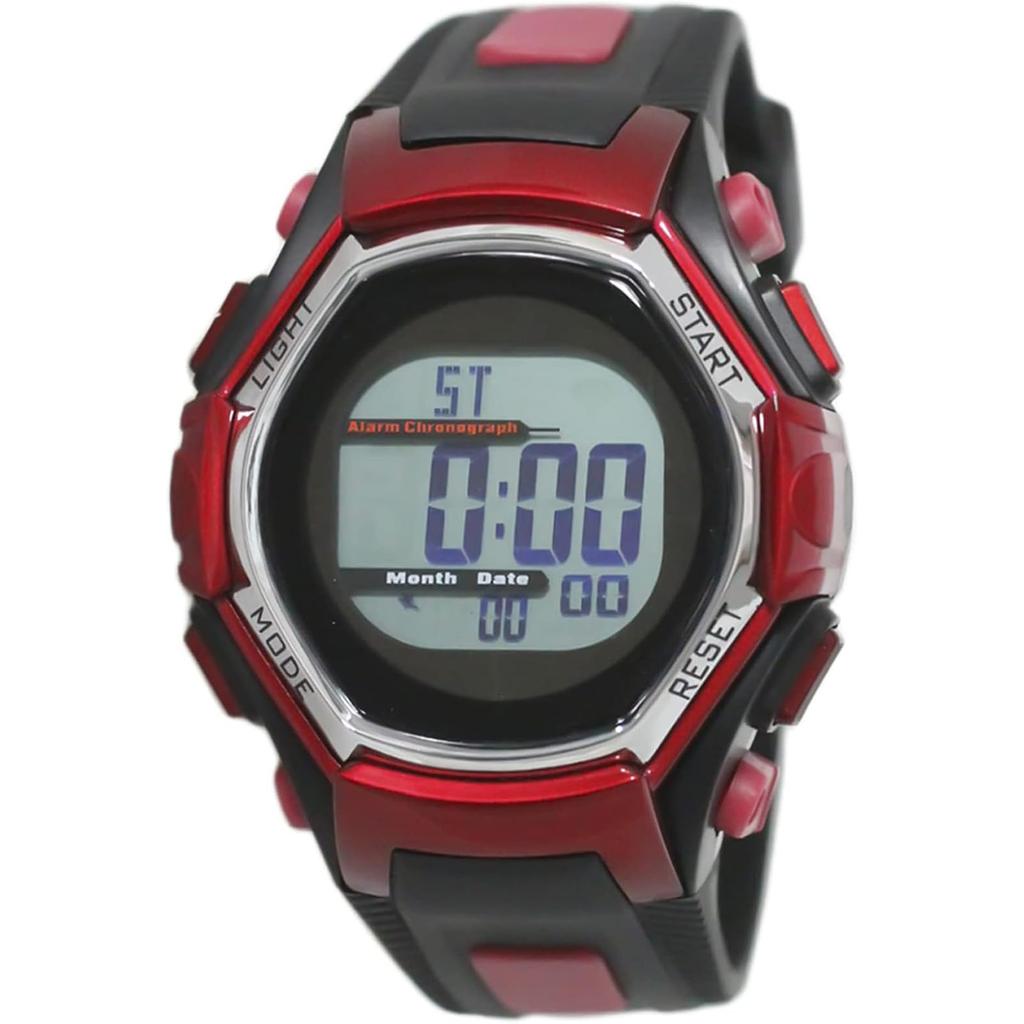 Klefer Digital Solar Urethane Men's Watch, Radio-Controlled, Powered, Strap, Black, F-61-467RD