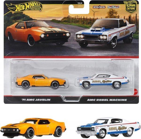 Hot Wheels AMC Revel Machine Premium 2 Pack JBL06 '71 Javelin/AMC