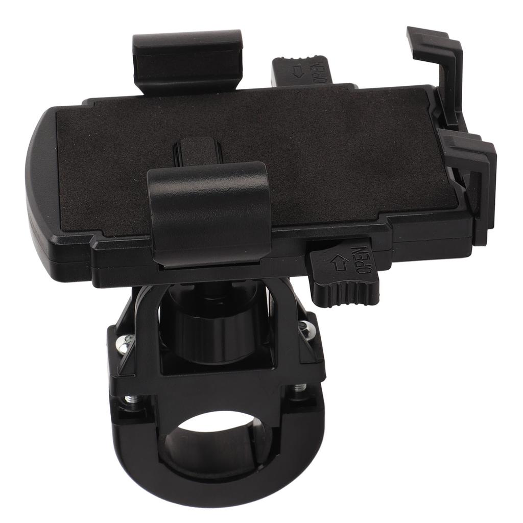 Motorcycle Phone Mount Quick Install Silicone Pad Handlebar Clamp for 4.7‑6.7in Cell Phone