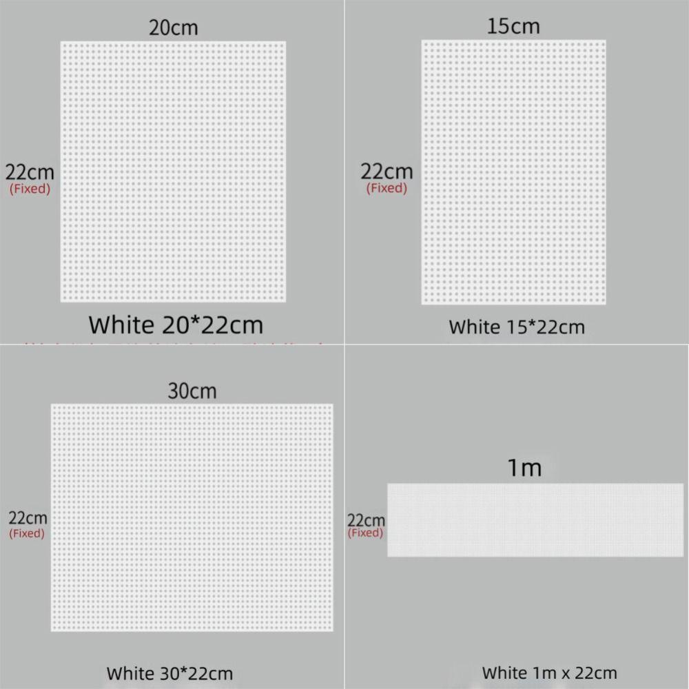 DIY Crafts Water Soluble Canvas Cross Stitch Supplies 14CT Waste Canvas for Cross Stitch Disappear In Water Transparent