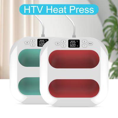 Handheld hittepersmachine 9 "x 9"" ijzeren pers Snelle opwarming Instelbare temperatuur en timer Auto