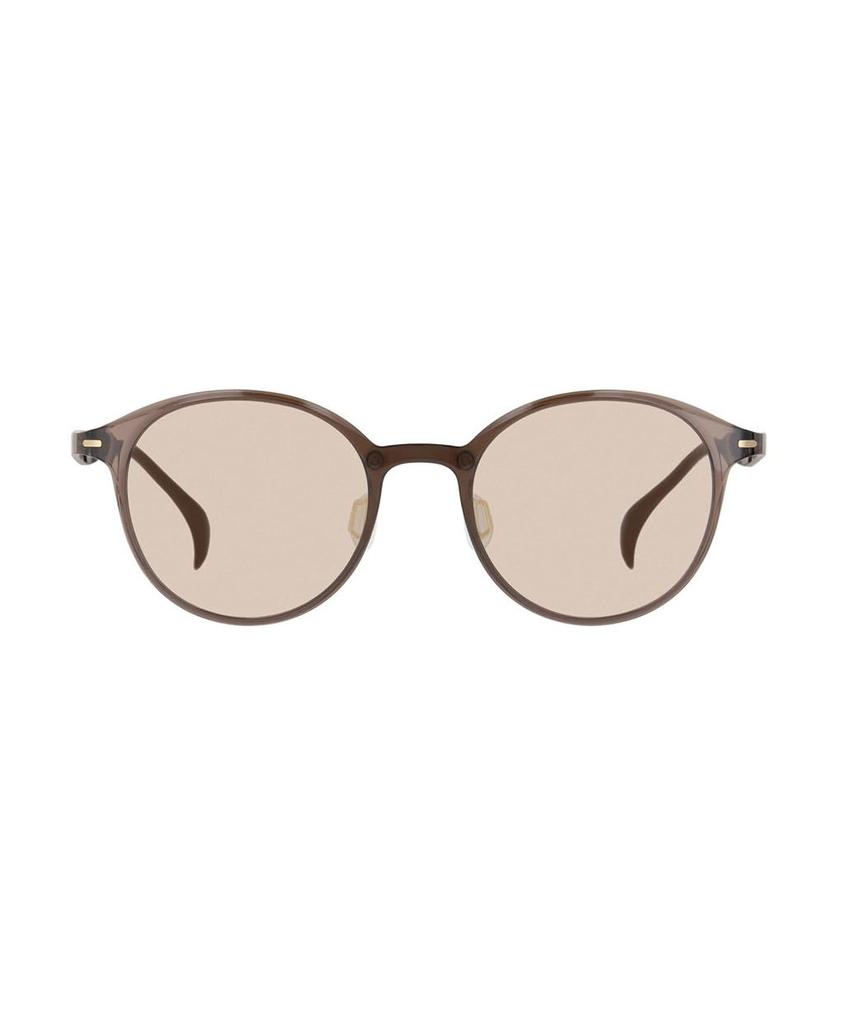 [Zoff] Boston-style Sunglasses (Brown (Clear)) UNITED ARROWS SUNGLASSES  United Arrows Unisex UV Protection Stylish Women's Men's [ZJ241G0142A1