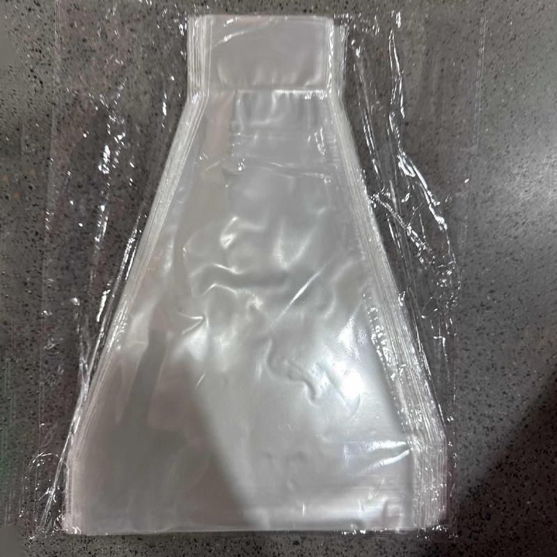 100 szt. Specjalne jednorazowe, łatwe do rozdarcia, przezroczyste trójkątne opakowania do pieczenia ciasta i chleba